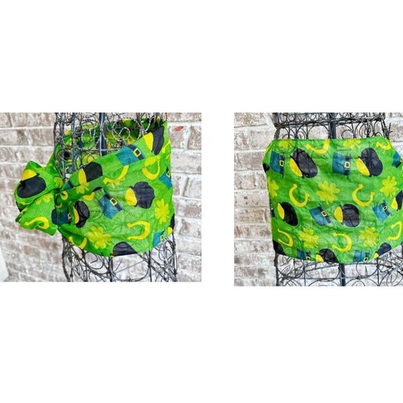 Retro Infinity St Patrick's Scarf Pot of Gold Parade Irish Party 34 L x … - Picture 9 of 12
